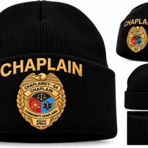 Black Beanie with Chaplaincy SA Badge